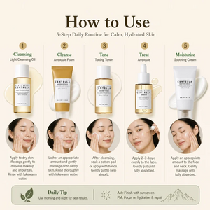 Kit Voyage Centella K-Beauty — SKIN1004, Coffret 5 Soins Mini Format