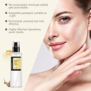 Sérum Visage Bave d'Escargot 96% — Anti-Rides, Éclat & Hydratation Intense