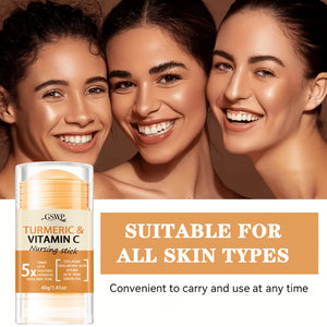 Festigender Gesichts-Stick – Kurkuma, Vitamin C, Kollagen & Hyaluronsäure