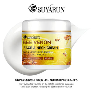 Crème Anti-Âge Venin d’Abeille & Collagène – Fermeté, Hydratation et Éclat du Visage
