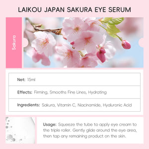 Sérum Contour des Yeux Sakura Glow™ – Hydratation Intense & Regard Lumineux