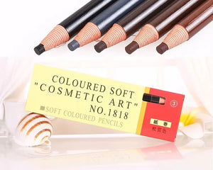 Set 12 Crayons à Sourcils Waterproof — Longue Tenue 24h, 5 Teintes au Choix