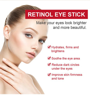 Stick Contour des Yeux au Rétinol – Anti-Cernes, Anti-Poches, Anti-Rides & Hydratant
