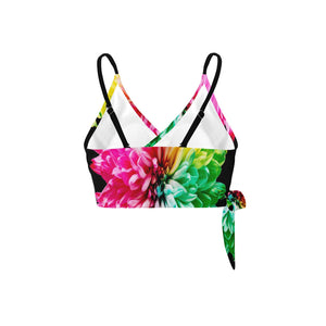 Néréa™ – Haut de Bikini Asymétrique à Nouage Élégant